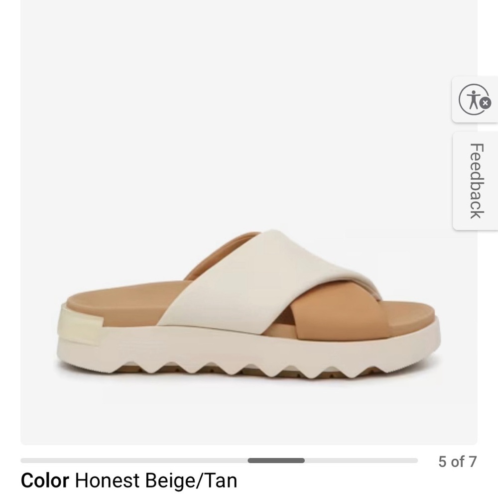 Sorel Viova platform  sandals size 8 - worn once!